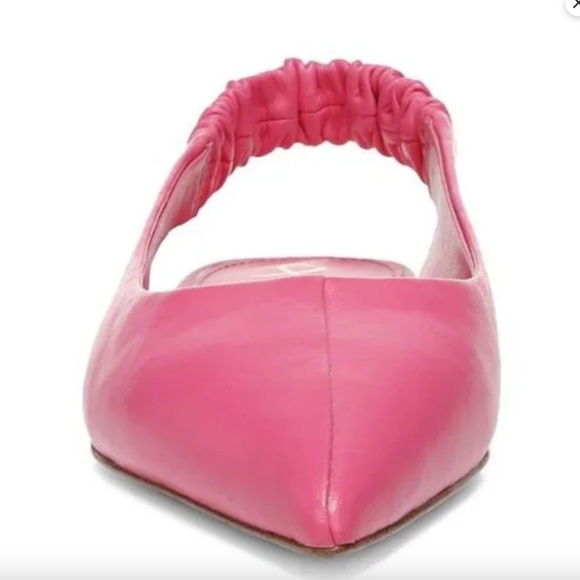 NWB Sam Edelman Whitney Pointed Toe Flat Size 8 M (Rose Leather) - Picture 2 of 11